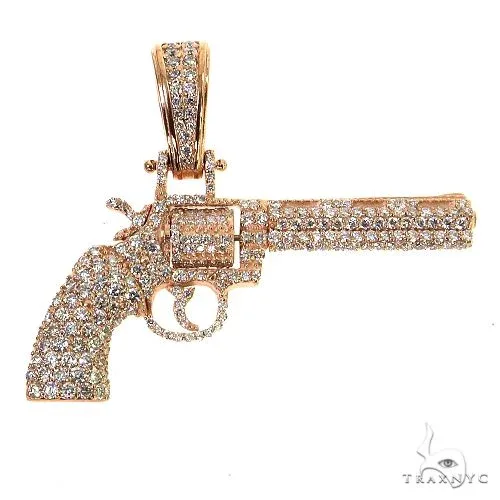 RINA - For Him DISCORD MAX Diamond Revolver Pendant 68878 in Rose Gold – Pendant