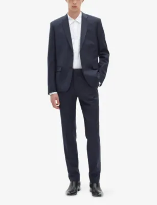 THE KOOPLES Notch-Lapel Slim-Fit Wool Blazer detail 2