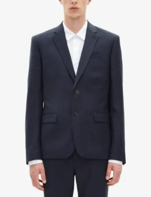 THE KOOPLES Notch-Lapel Slim-Fit Wool Blazer detail 3