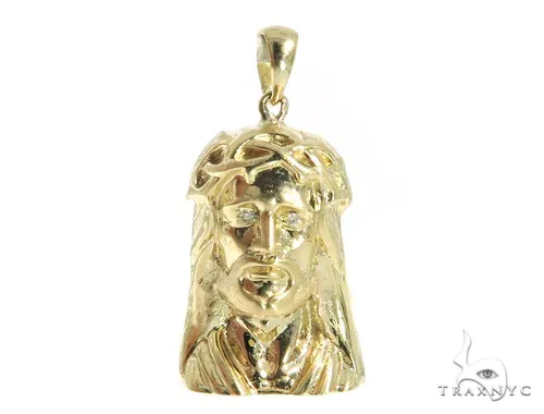 RINA - For Him FACTORY Jesus Diamond Pendant 49417 in Rose Gold – Pendant
