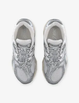 ASICS Gel-Nimbus 10.1 Woven Trainers - EUR 40.5 / 6.5 UK MEN in WHITE AIRY BLUE, additional product view 2