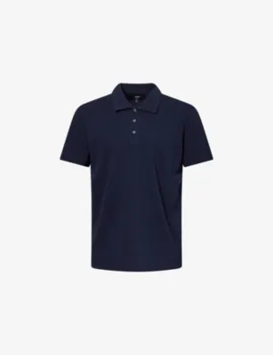 PAIGE Demille Cotton-Knit Polo Top