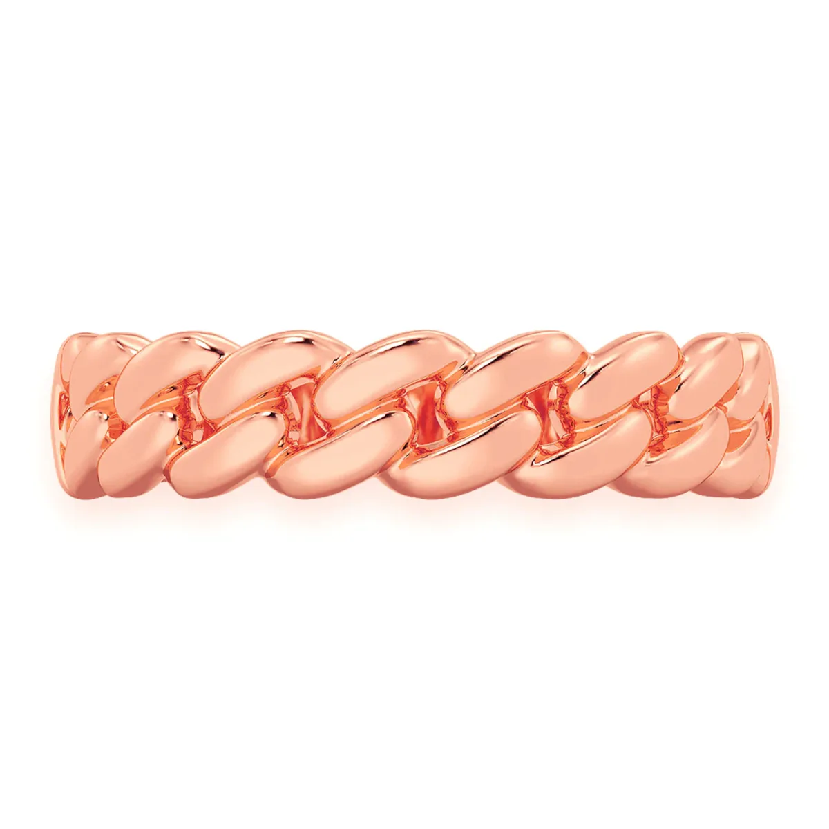 For Him Solid Gold Cuban Ring