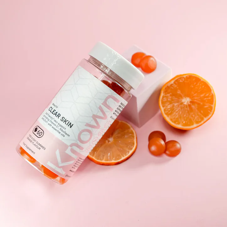 Known Nutrition Clear Skin Orange Flavour 60 Gummies 60Gummy detail 3
