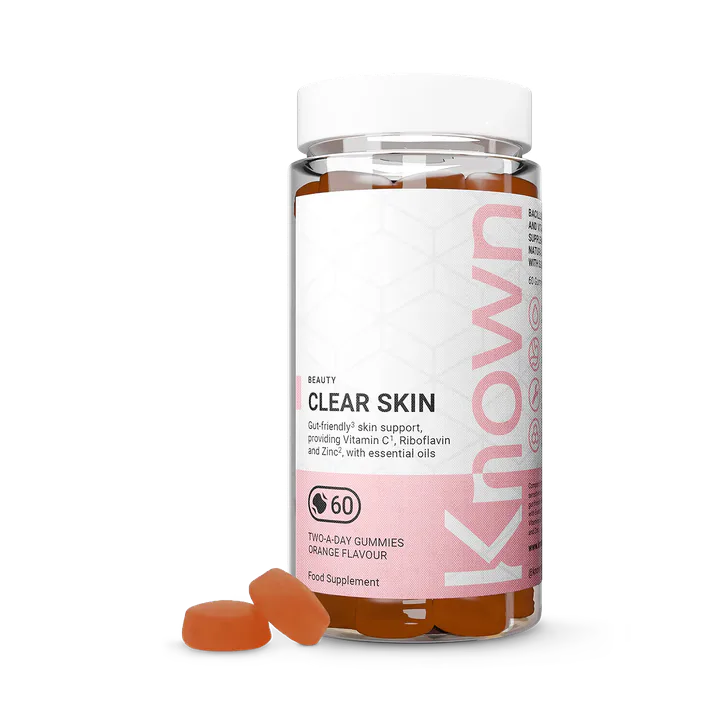 Known Nutrition Clear Skin Orange Flavour 60 Gummies 60Gummy
