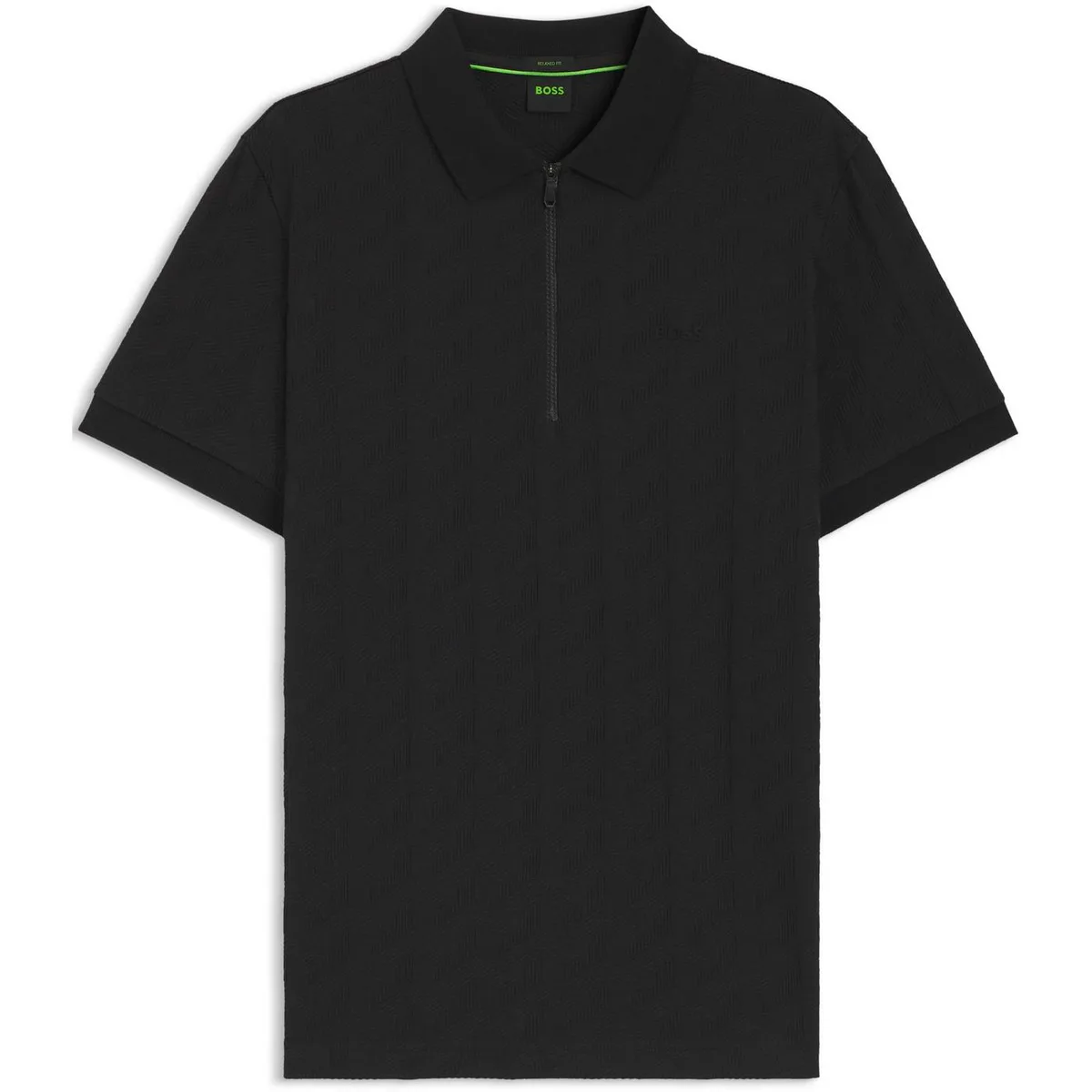 Boss Men's HBG Mirror QZ Slim Fit Short Sleeve Polo Shirt