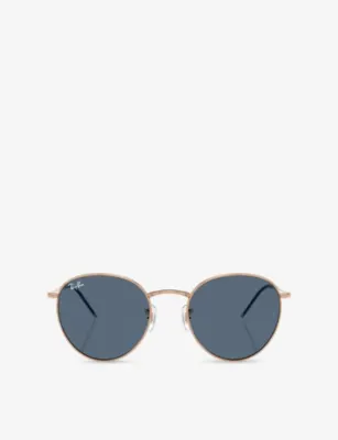 RAY-BAN RBR0103S Phantos-Frame Metal Sunglasses