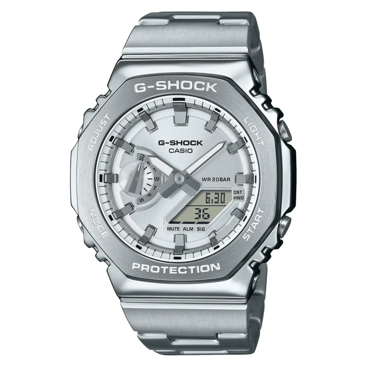 Casio G-SHOCK Central Cee Exclusive 49.5mm Mens Watch Silver
