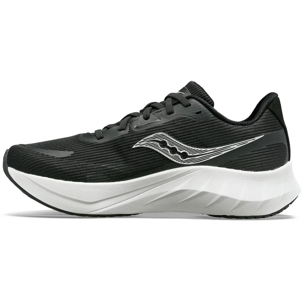 Saucony Tide 2 in Black/White, additional product view 2