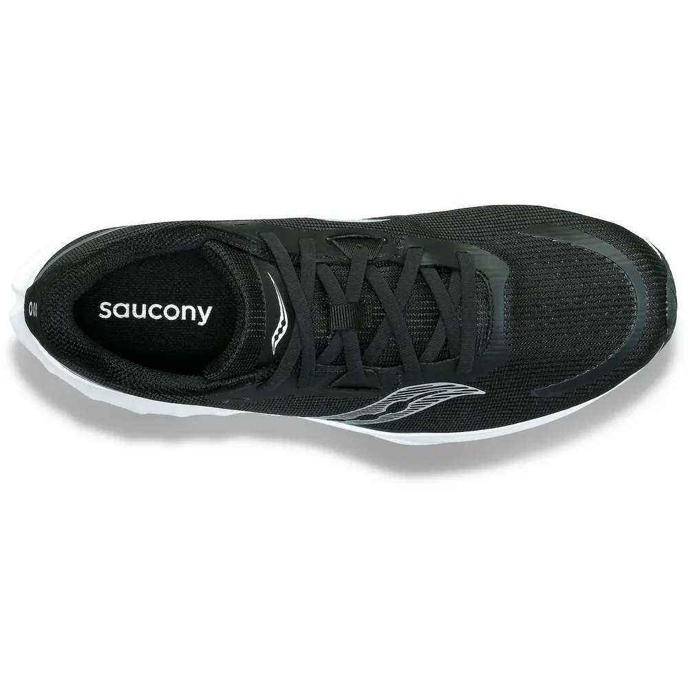 Saucony Tide 2 in Black/White, additional product view 3