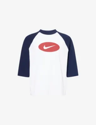 NIKE Club Logo-Print Cotton T-Shirt
