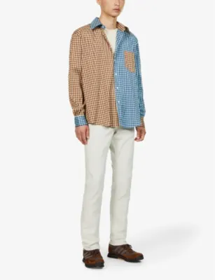 FRAME L’homme slim-fit slim-leg stretch-woven trousers detail 2