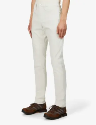 FRAME L’homme slim-fit slim-leg stretch-woven trousers detail 3