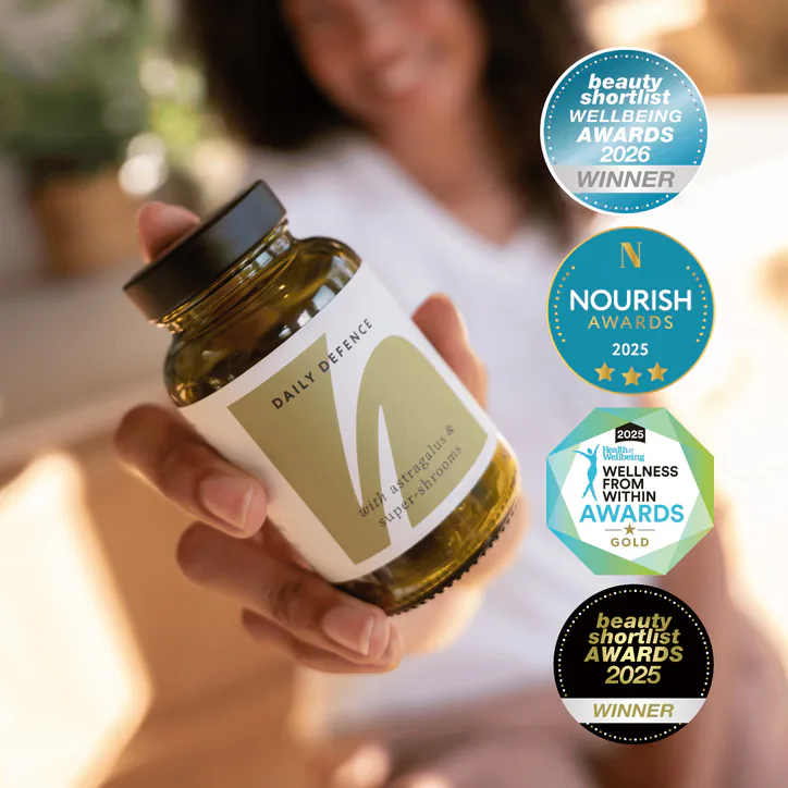 The Herbtender DAILY DEFENCE with Astragalus and Super-shrooms 60 Vegan Capsules detail 3