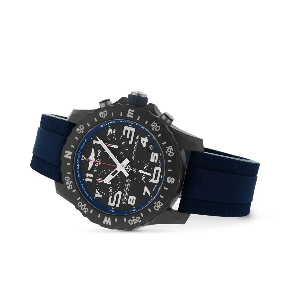 Breitling Endurance Pro 44mm Unisex Watch Navy Rubber detail 3