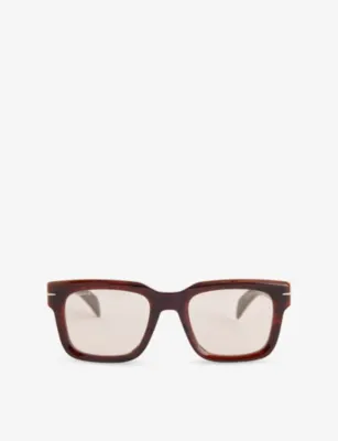 EYEWEAR BY DAVID BECKHAM DB7100 Square-Frame Acetate Sunglasses