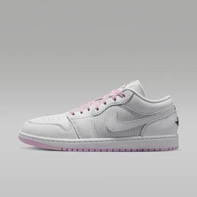 Jordan Air Jordan 1 Low SE Men's Shoes - Summit White/Light Arctic Pink/Silver