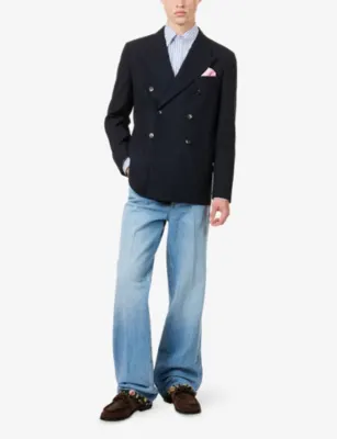 VALENTINO GARAVANI Double-Breasted Formal Wool Jacket detail 2
