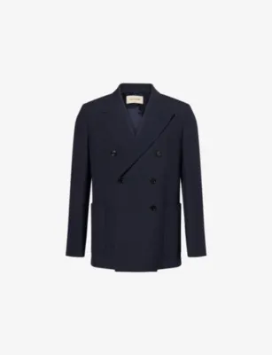 VALENTINO GARAVANI Double-Breasted Formal Wool Jacket