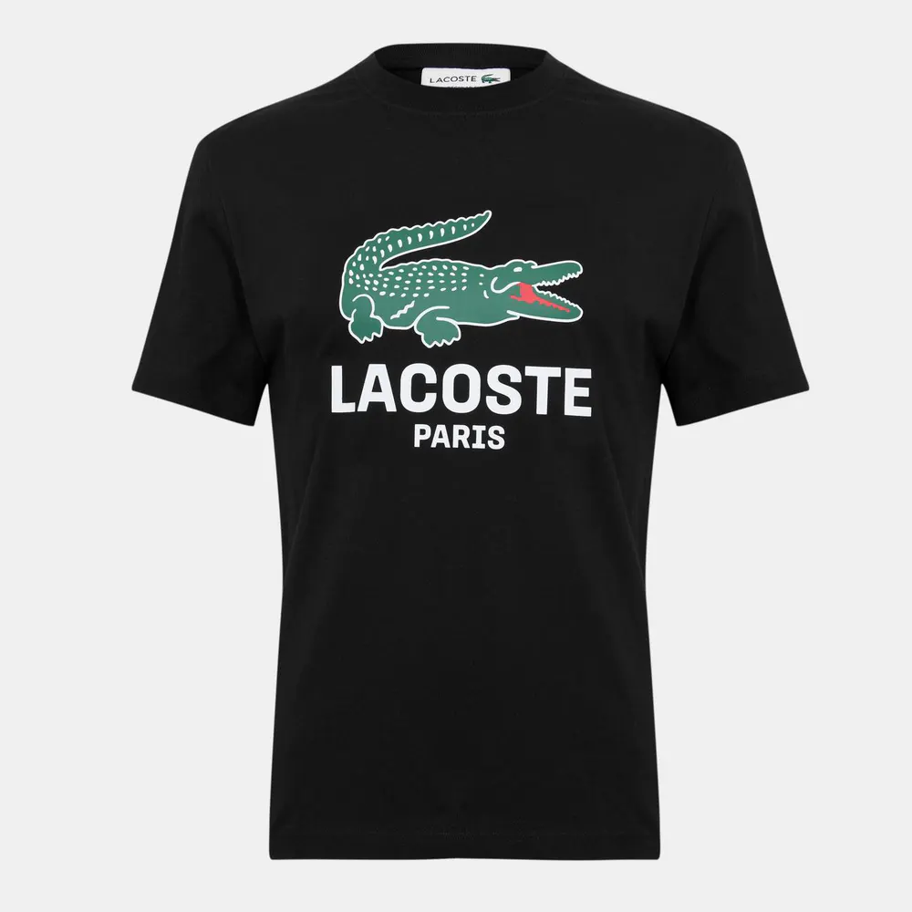 Lacoste Men's Large Croc Regular Fit T-Shirt