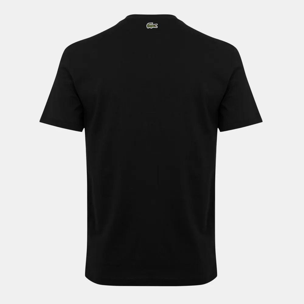 Lacoste Men's Large Croc Regular Fit T-Shirt detail 2