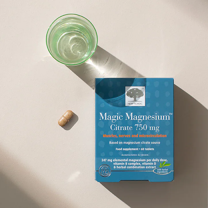 New Nordic Magic Magnesium Citrate 750mg 60 Tablets, additional product view 3