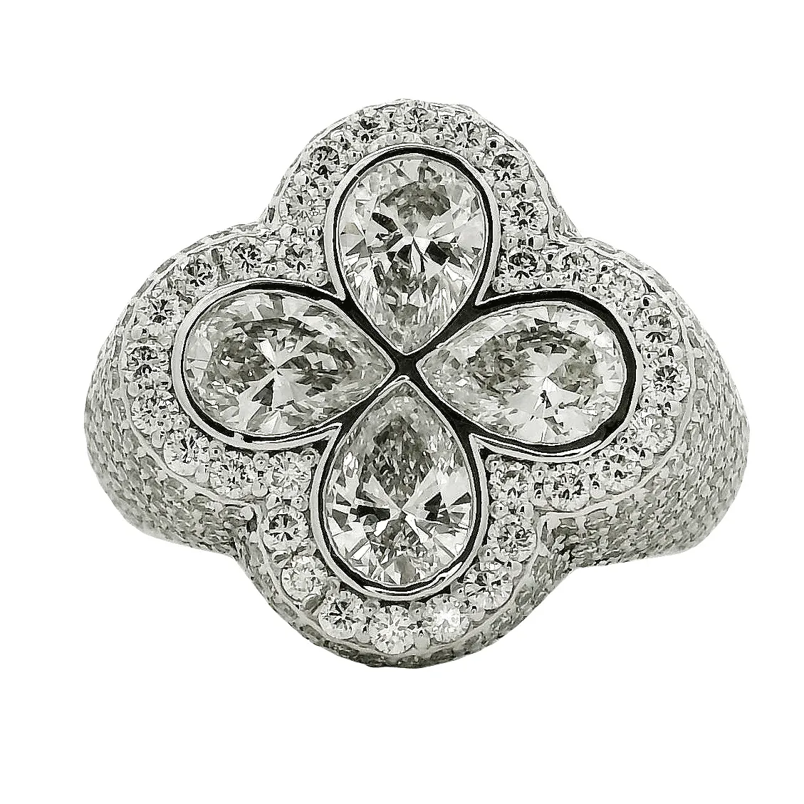 RINA - For Him CUSTOM CVD Lucky Bloom Diamond Ring 70957 in Rose Gold / 7 – Ring