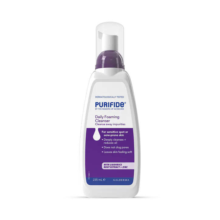 Purifide by Acnecide Daily Cleanser with Zinc, 235ml
