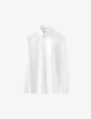 ETON Elevated-Twill Contemporary-Fit Cotton Shirt - LIGHT BLUE - 15.75 in LIGHT BLUE, additional product view 2