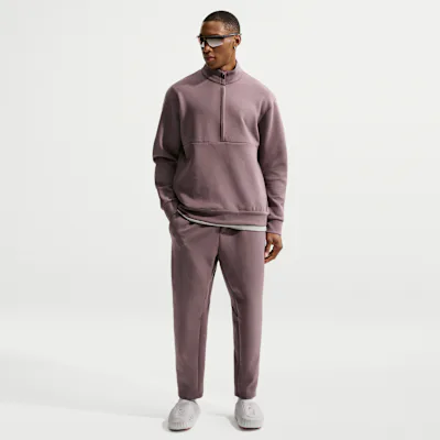 Nike 24.7 ImpossiblySoft Men's Dri-FIT Trousers - Tattoo/Black/Burgundy Crush