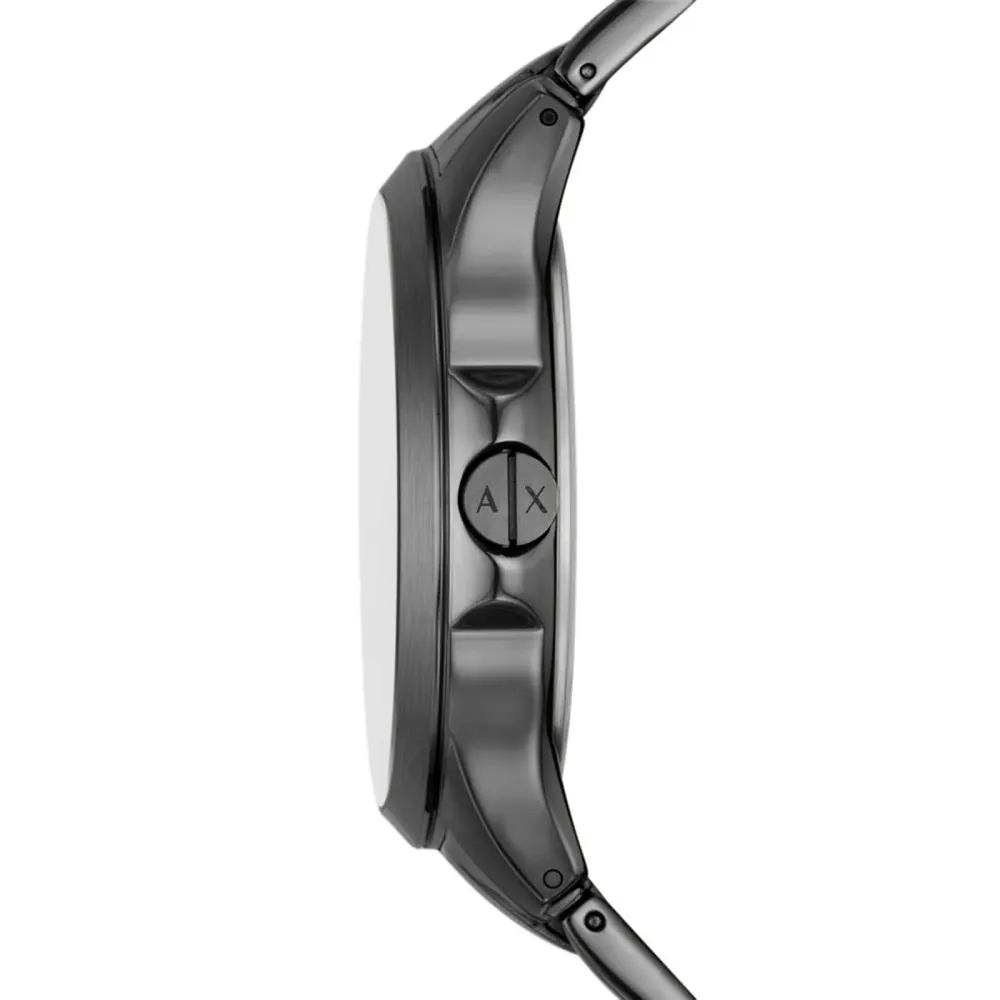 Armani Exchange Chronograph Gunmetal Stainless Steel Mens Watch detail 3