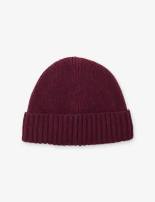 BARBOUR Carlton Wool-Blend Beanie Hat detail 3