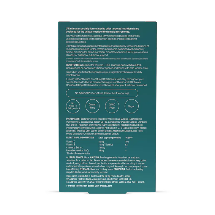 Probio7 UTIntimate 30 Capsules, additional product view 2