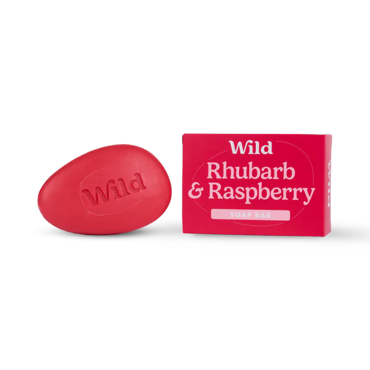 Wild Rhubarb & Raspberry Soap Bar 125g – Beauty > Washing & Bathing > Soap