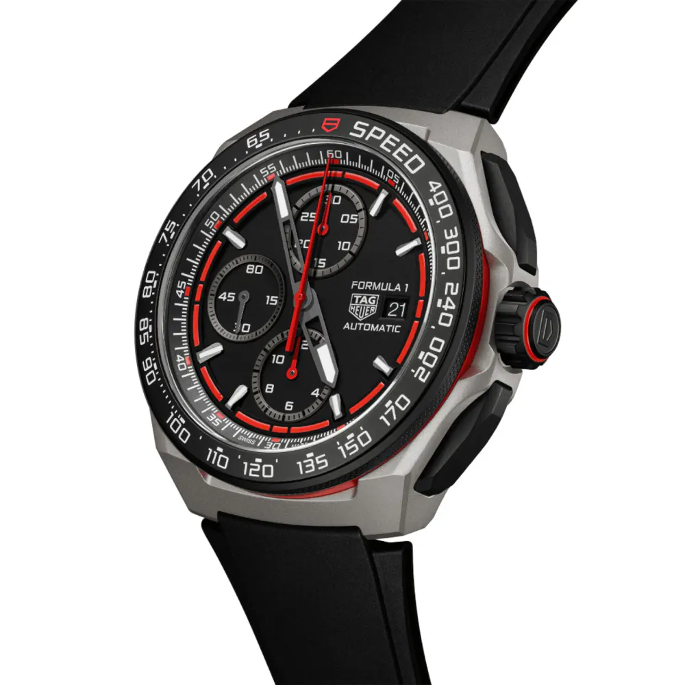 TAG Heuer Formula 1 Chronograph Automatic 44mm Mens Watch Black detail 2