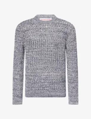 ORLEBAR BROWN Gideon Mix Crochet-Knit Cotton Jumper