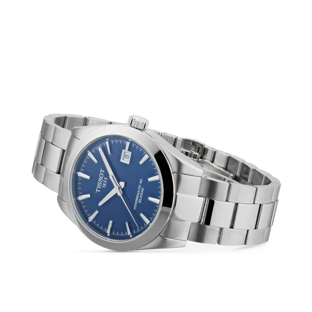 Tissot Gentleman 40mm Mens Watch Blue in Blue, additional product view 2