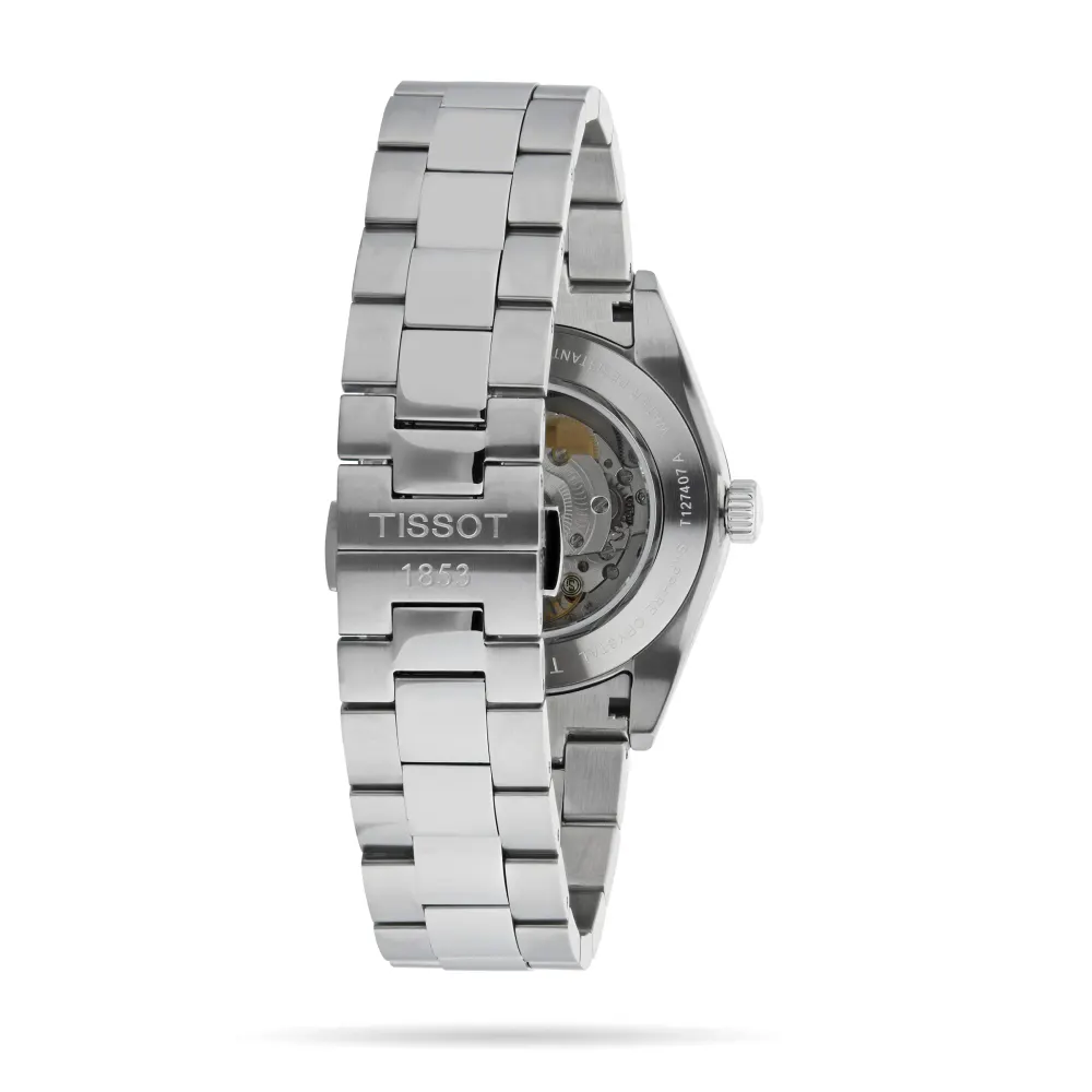 Tissot Gentleman 40mm Mens Watch Blue in Blue, additional product view 3