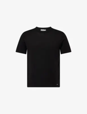 SIMKHAI Duke Silk-Blend Knit T-Shirt