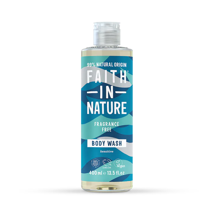 Faith in Nature Fragrance Free Body Wash 400ml