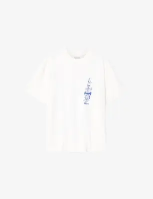 ALLSAINTS Ignis Graphic-Print Cotton T-Shirt - Washed Black