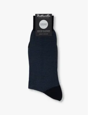 PANTHERELLA Tewkesbury knitted cotton-blend socks