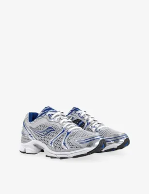 SAUCONY Progrid Triumph 4 Woven Trainers - EUR 40 / 6 UK MEN in MIST LAPIS, additional product view 3