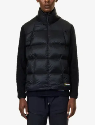 SALOMON Outpulse Funnel-Neck Down Gilet in DEEP BLACK, additional product view 3