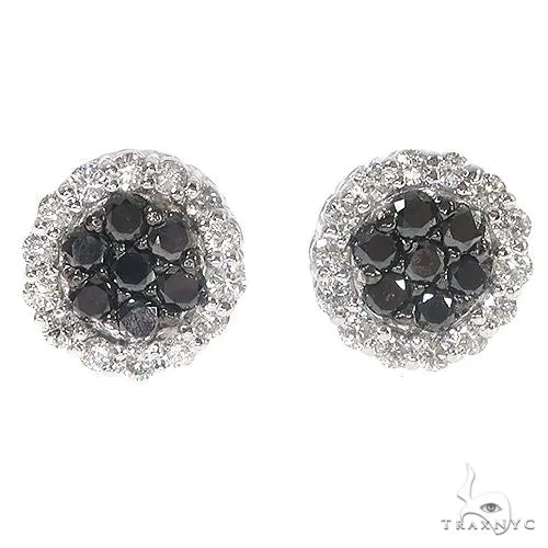 RINA - For Him CUSTOM Black Diamond Bundle Earrings 6809 in Rose Gold – Earrings