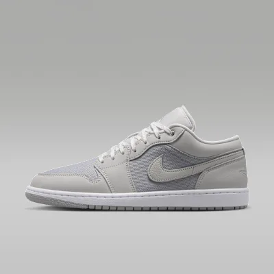Jordan Air Jordan 1 Low SE Men's Shoes - Off-White/Soft Pearl/Light Smoke Grey
