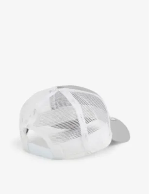 NEW ERA TRUCKER New York Yankees logo-embroidered cotton and mesh trucker cap detail 3
