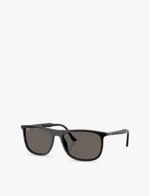 RAY-BAN RB2216 Rectangle-Frame Acetate Sunglasses detail 2