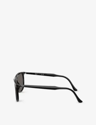 RAY-BAN RB2216 Rectangle-Frame Acetate Sunglasses detail 3