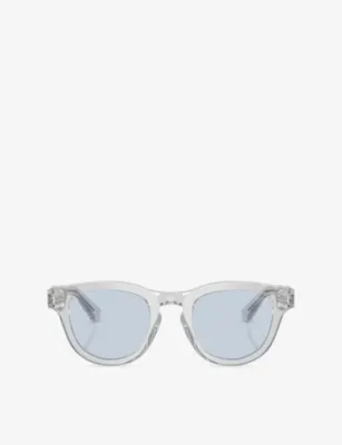 BURBERRY BE4477 Round-Frame Acetate Sunglasses